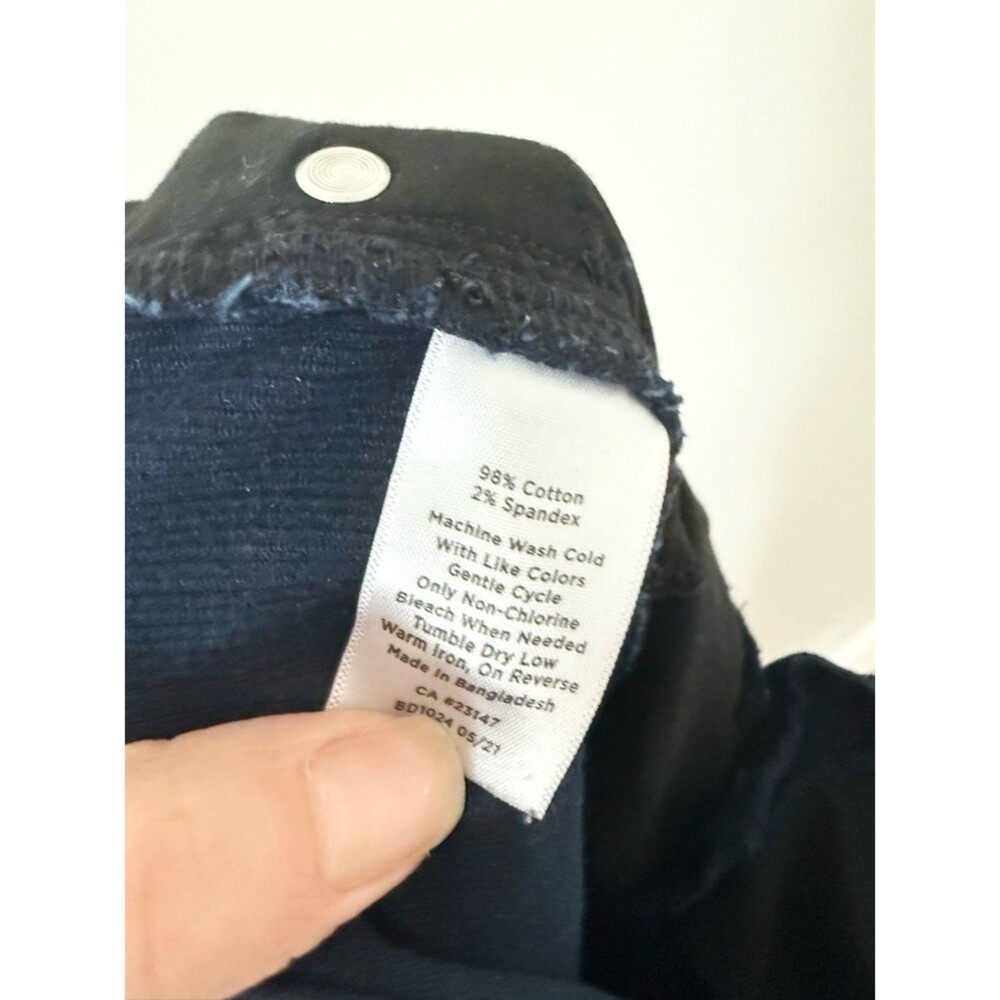 Talbots Simply Flattering Collection Navy Corduroy Pants Size 4 - Picture 6 of 6